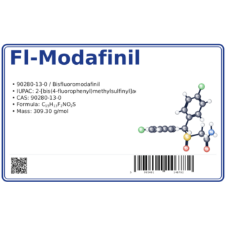 FL-MODAFINIL, CAS 90280-13-0 — etykieta produktu chemicznego