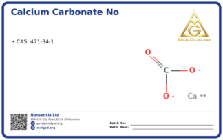 Calcium Carbonate (CAS 471-34-1), CAS 471-34-1 — chemical product label