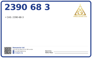 Cas 2390 68 3 China Manufacturers & Suppliers & Factory (CAS 2390-68-3), CAS 2390-68-3 — chemical product label