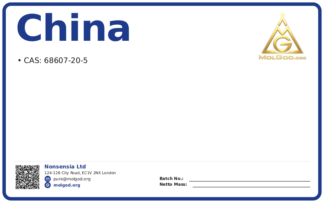 CAS 68607-20-5, CAS 68607-20-5 — chemical product label