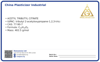 China Plasticizer Industrial Grade Acetyl Tributyl Citrate manufacturers, Plasticizer Industrial Grade Acetyl Tributyl Citrate suppliers, Plasticizer Industrial Grade Acetyl Tributyl Citrate wholesale (CAS 77-90-7), CAS 77-90-7 — chemical product label