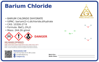 CAS 10326-27-9, CAS 10326-27-9 — chemical product label