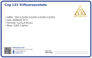 Cog 133 trifluoroacetate (CAS 2828432-37-5), CAS 2828432-37-5 — chemical product label