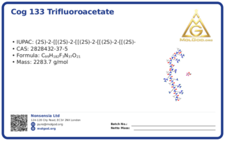 Cog 133 trifluoroacetate (CAS 2828432-37-5), CAS 2828432-37-5 — chemical product label