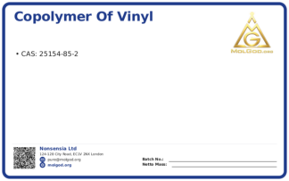 Copolymer of vinyl chloride and vinyl isobutyl ether, MP25/MP35/MP45 (CAS 25154-85-2), CAS 25154-85-2 — chemical product label
