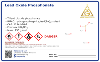 CAS 12141-20-7, CAS 12141-20-7 — chemical product label