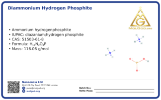 Diammonium hydrogen phosphite (CAS 51503-61-8), CAS 51503-61-8 — chemical product label