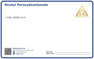 Dicetyl peroxydicarbonate (XJ-CEPC) (CAS 26322-14-5), CAS 26322-14-5 — chemical product label