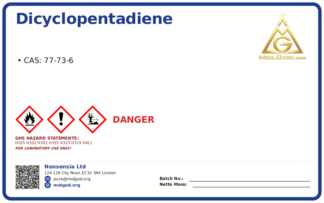 Dicyclopentadiene (CAS 77-73-6), CAS 77-73-6 — chemical product label