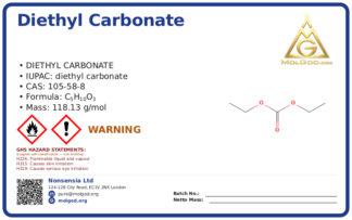 Diethyl carbonate (CAS 105-58-8), CAS 105-58-8 — chemical product label