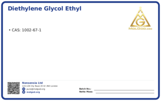 Diethylene Glycol Ethyl Methyl Ether CAS No 1002-67 (CAS 1002-67-1) — Xilong Scientific, CAS 1002-67-1 — chemical product label