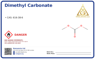 Dimethyl carbonate (CAS 616-38-6), CAS 616-38-6 — chemical product label