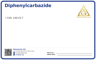 Diphenylcarbazide (CAS 140-22-7), CAS 140-22-7 — chemical product label