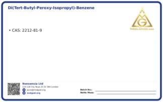 Di(tert-butyl-peroxy-isopropyl)-benzene (XJ-BIPB) (CAS 2212-81-9), CAS 2212-81-9 — chemical product label