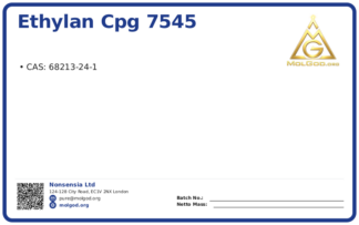 Ethylan CPG 7545 CAS No 68213-24 (CAS 68213-24-1) — Xilong Scientific, CAS 68213-24-1 — chemical product label