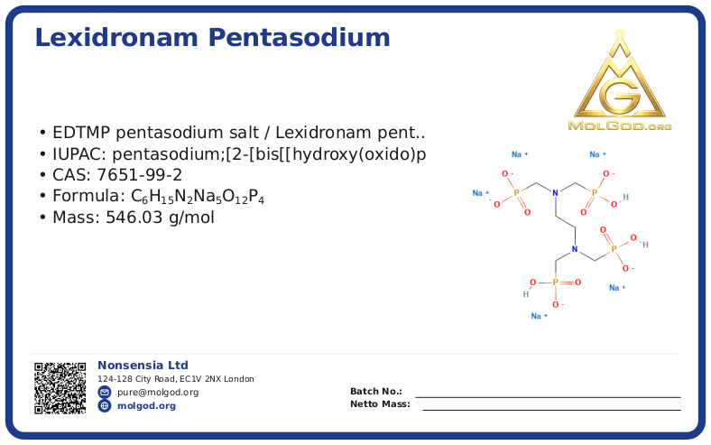 CAS 7651-99-2, CAS 7651-99-2 — chemical product label
