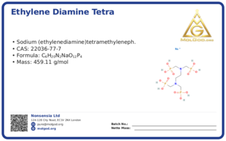 Ethylene Diamine Tetra (Methylene Phosphonic Acid) Sodium (EDTMPS) (CAS 22036-77-7), CAS 22036-77-7 — chemical product label