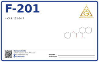 F-201 (CAS 132-54-7), CAS 132-54-7 — chemical product label