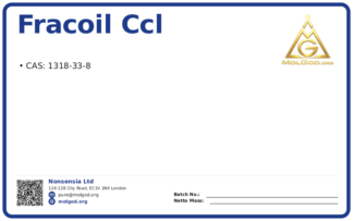 FRACOIL CCL (CAS 1318-33-8), CAS 1318-33-8 — chemical product label