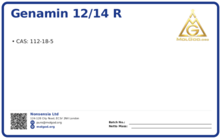 GENAMIN 12/14 R 302 D (CAS 112-18-5), CAS 112-18-5 — chemical product label