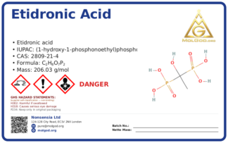 CAS 2809-21-4, CAS 2809-21-4 — chemical product label