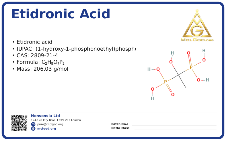 CAS 2809-21-4, CAS 2809-21-4 — chemical product label
