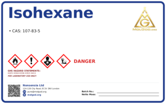 Isohexane (CAS 107-83-5), CAS 107-83-5 — chemical product label