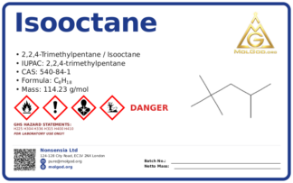Isooctane (CAS 540-84-1), CAS 540-84-1 — chemical product label