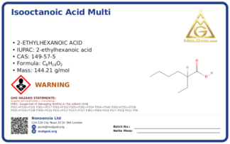 CAS 149-57-5, CAS 149-57-5 — chemical product label