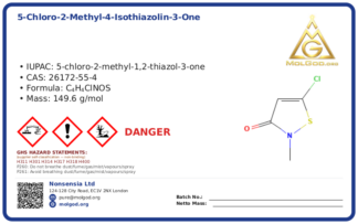 CAS 26172-55-4, CAS 26172-55-4 — chemical product label
