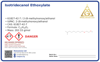 Isotridecanol Ethoxylate (CAS 61827-42-7), CAS 61827-42-7 — chemical product label