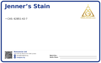 Jenner’s stain (CAS 62851-42-7), CAS 62851-42-7 — chemical product label