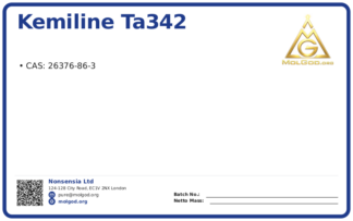 KEMILINE TA342 (CAS 26376-86-3), CAS 26376-86-3 — chemical product label