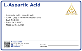 L (CAS 56-84-8), CAS 56-84-8 — chemical product label