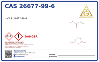 CAS 26677-99-6, CAS 26677-99-6 — chemical product label