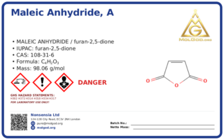 CAS 108-31-6, CAS 108-31-6 — chemical product label