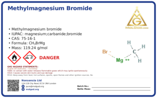 Methylmagnesium bromide (CAS 75-16-1), CAS 75-16-1 — chemical product label