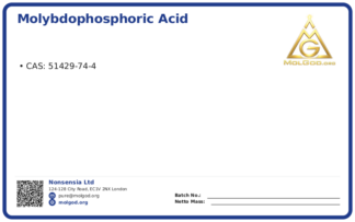 Molybdophosphoric acid (CAS 51429-74-4), CAS 51429-74-4 — chemical product label