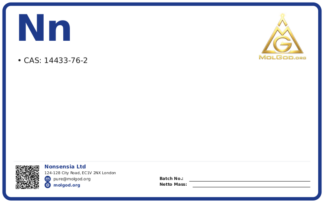 NN (CAS 14433-76-2), CAS 14433-76-2 — chemical product label