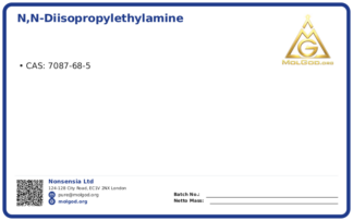 N,N-Diisopropylethylamine (CAS 7087-68-5), CAS 7087-68-5 — chemical product label