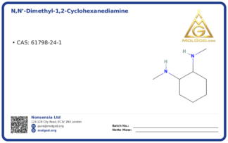 N,N'-Dimethyl-1,2-cyclohexanediamine (CAS 61798-24-1) — chemical product label
