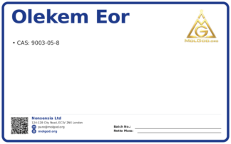 OLEKEM EOR (CAS 9003-05-8), CAS 9003-05-8 — chemical product label