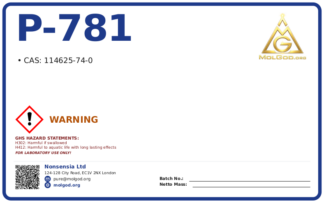 P-781 (CAS 114625-74-0), CAS 114625-74-0 — chemical product label