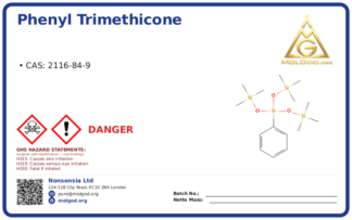 Phenyl Trimethicone (CAS 2116-84-9), CAS 2116-84-9 — chemical product label