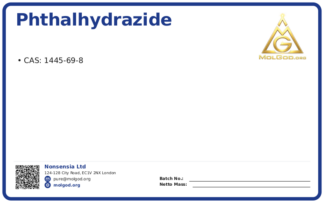 Phthalhydrazide (CAS 1445-69-8), CAS 1445-69-8 — chemical product label