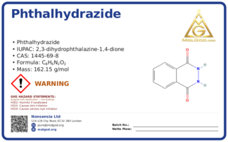 Phthalhydrazide (CAS 1445-69-8), CAS 1445-69-8 — chemical product label