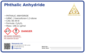 CAS 85-44-9, CAS 85-44-9 — chemical product label