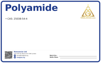 Nylon 6 (CAS 25038-54-4), CAS 25038-54-4 — chemical product label