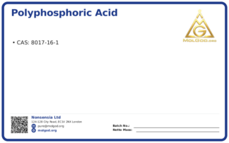 Полифосфорная кислота 105% / 115% (CAS 8017-16-1), CAS 8017-16-1 — chemical product label