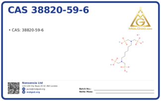 Potassium Salt of HexaMethyleneDiamineTetra (MethylenePhosphonic Acid) (HMDTMPA•K6) (CAS 38820-59-6), CAS 38820-59-6 — chemical product label